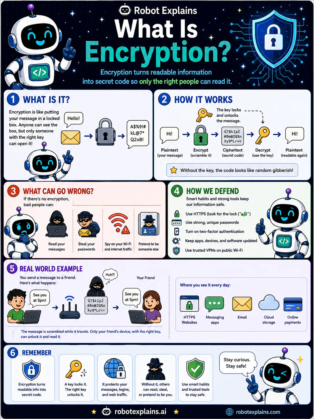 Infographic: What Is Encryption?. Scrambling data so only the right person can read it.