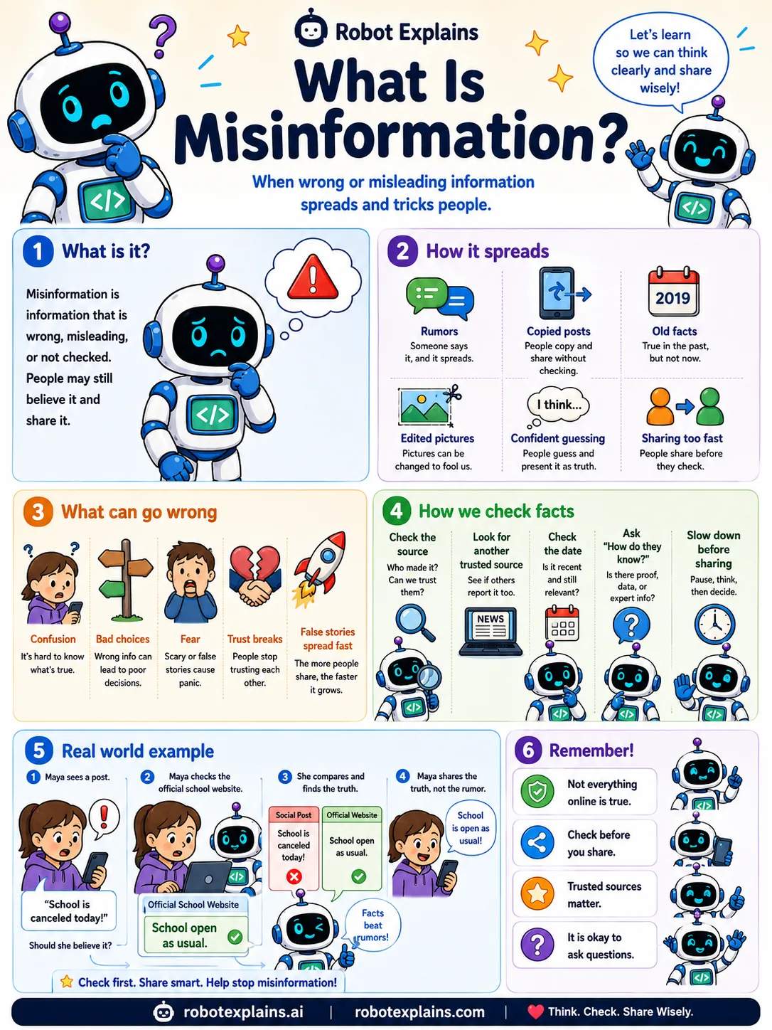 Infographic: What Is Misinformation?. Wrong information that spreads, by accident or on purpose.